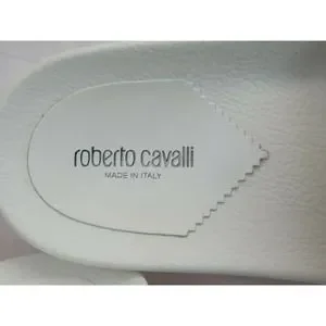 Roberto Cavalli | Shoes | Roberto Cavalli White Leather  display picture 1